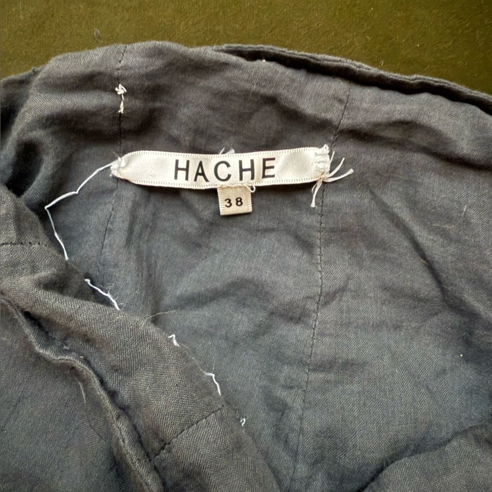 Hache Gray Cotton Skirt, Sz EU 38, EUC - Picture 2 of 3